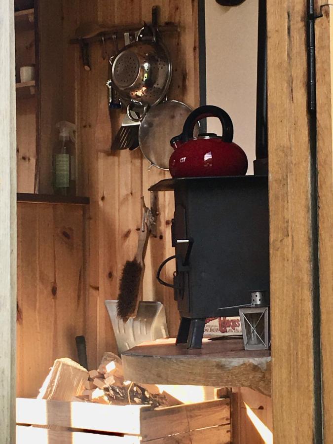 Cosy Woodland Off Grid Shepherds Hut - Rowan Villa Castle Douglas Eksteriør bilde